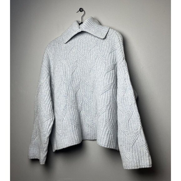 SAMSOE SAMSOE Women Kei turtleneck 11250 Color Gray Dawn Size Medium - Picture 8 of 14